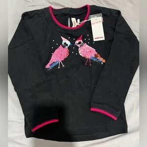 Catimini Girls bird Tee BNWT